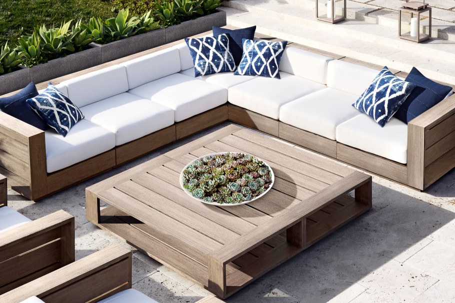 Уличная мебель из бруса