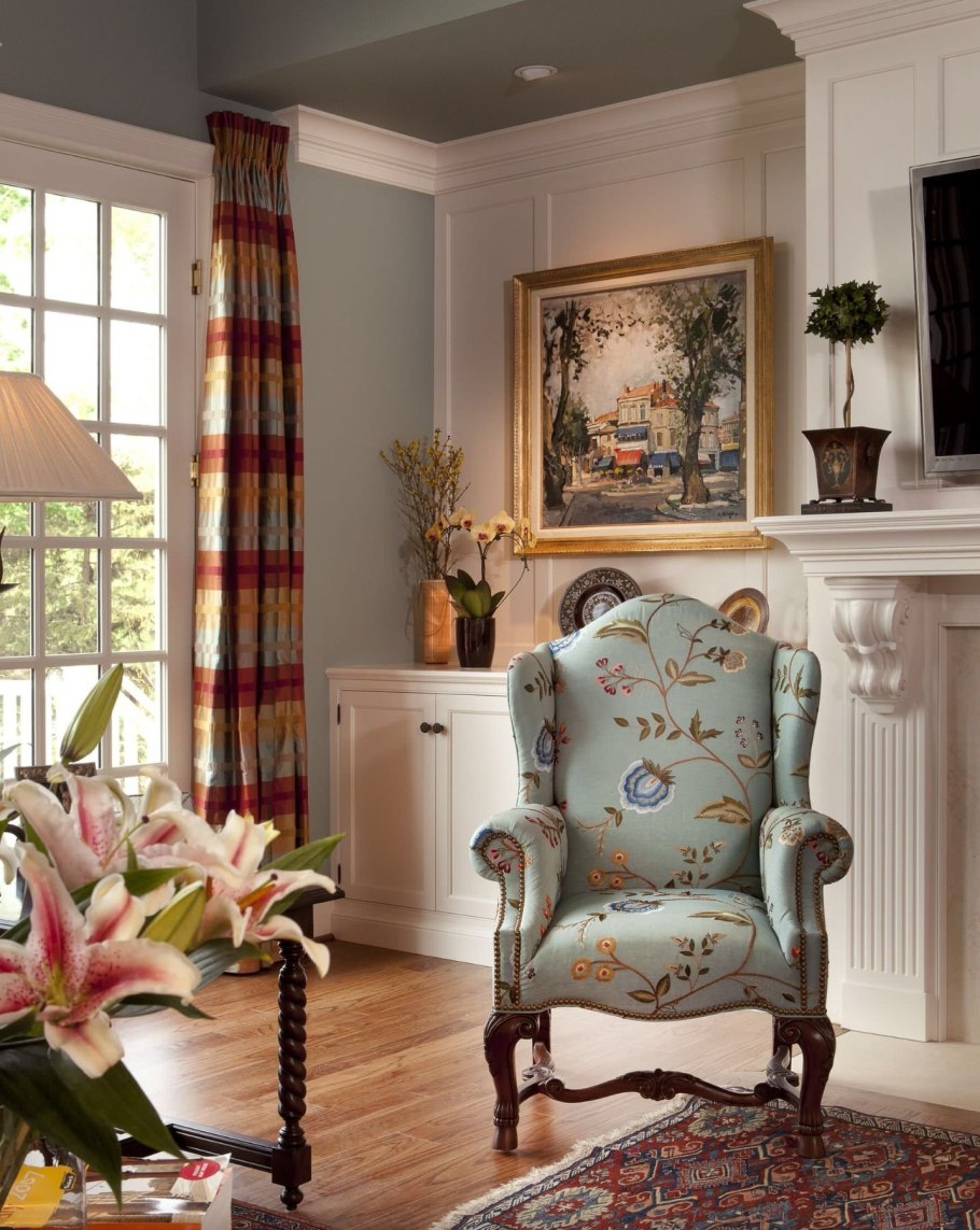 Английский сталь в интерьере