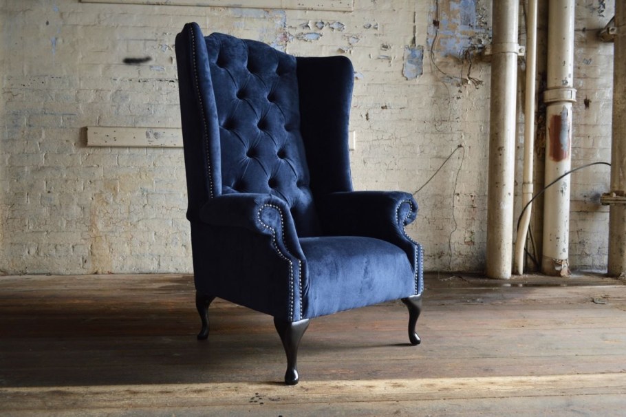 Кресло Честерфилд в велюре