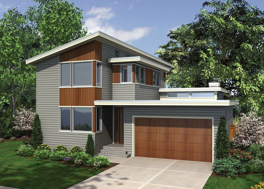 Дом 150 кв м 2 этажа с односкатной крышей