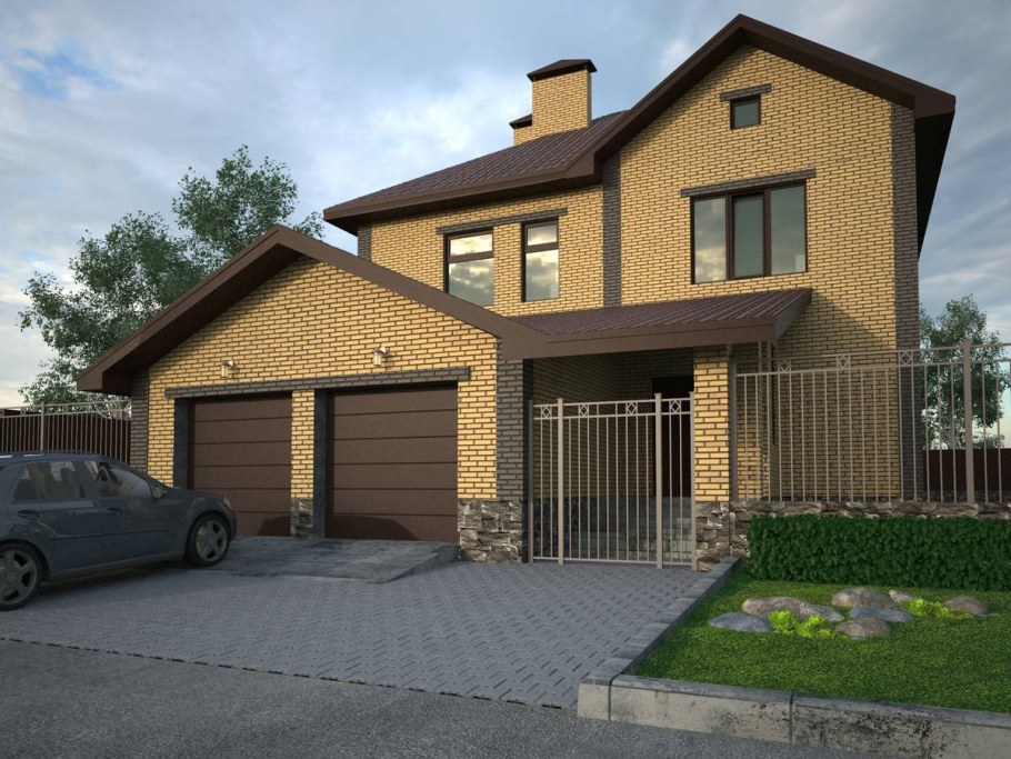 Дом с гаражом