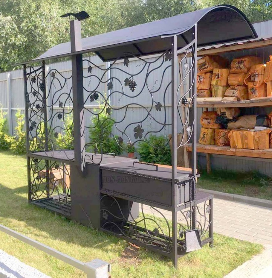 Мангальная зона и зона барбекю