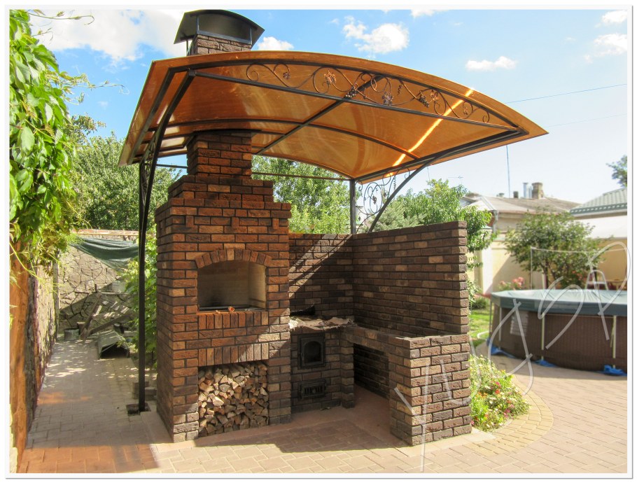 Навес для барбекю