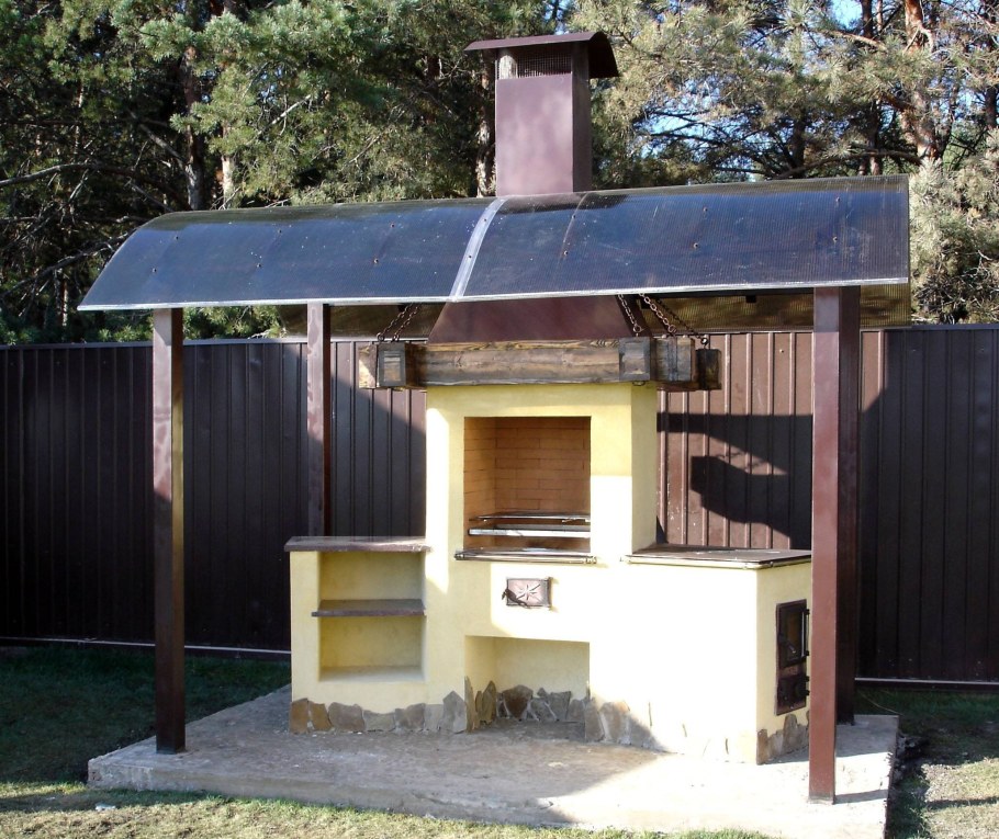 Навесы для барбекю и мангалов