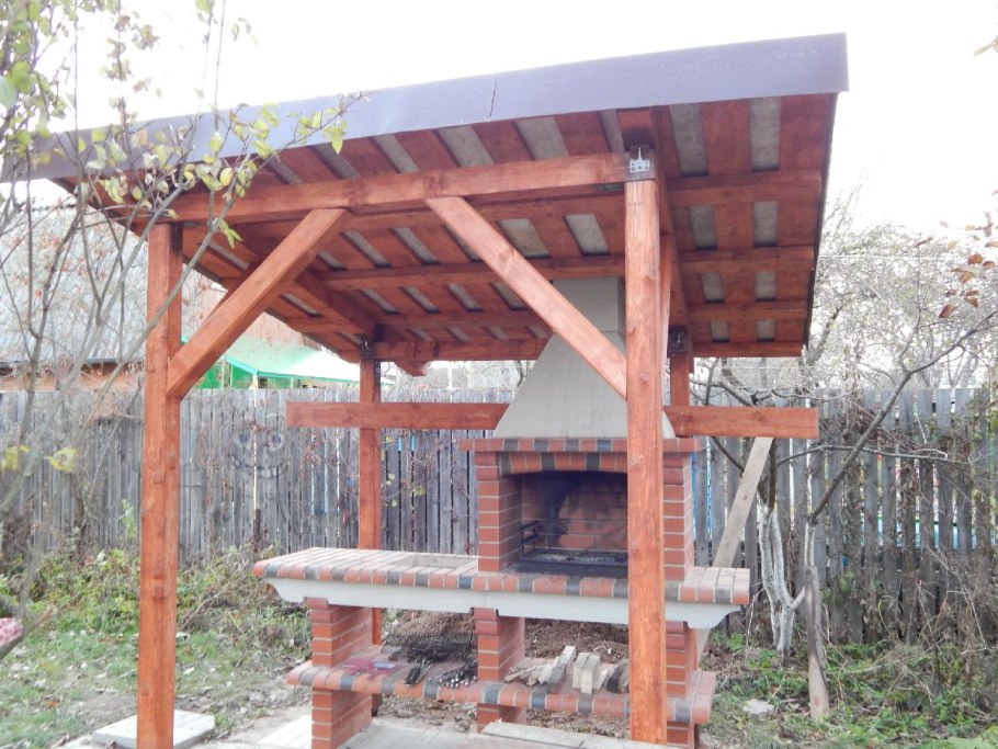 Дачная таверна летняя кухня