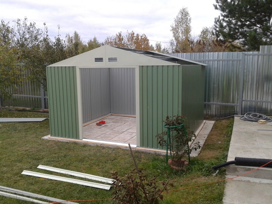 Металлический сарай «Greenstorage»