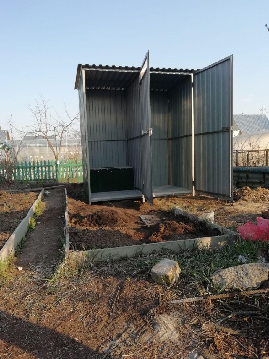 Сарай для дачи из профнастила