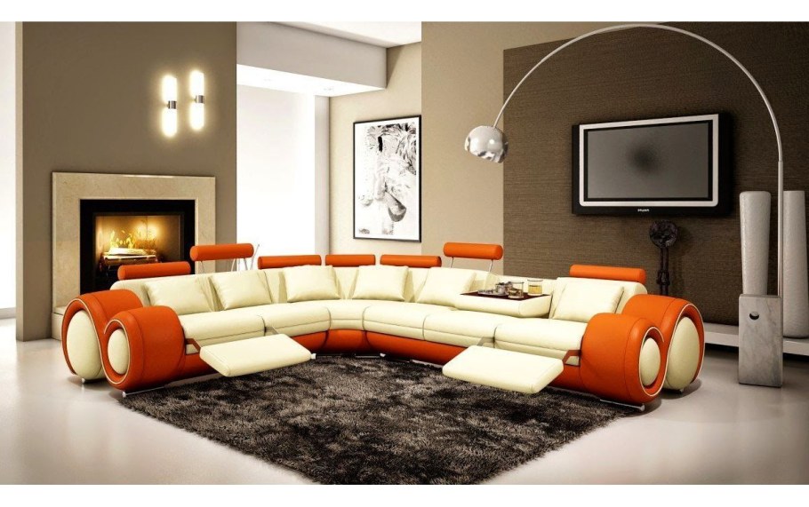 Современный диван в гостиную