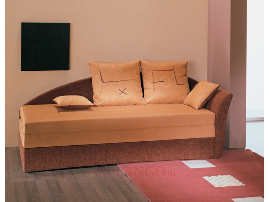 Диван Бруклин прямой со столиком с ящиками