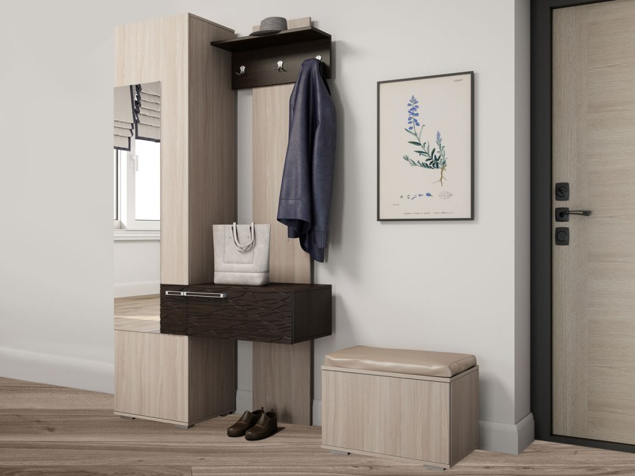 Прихожая логика (венге/дуб молочный)