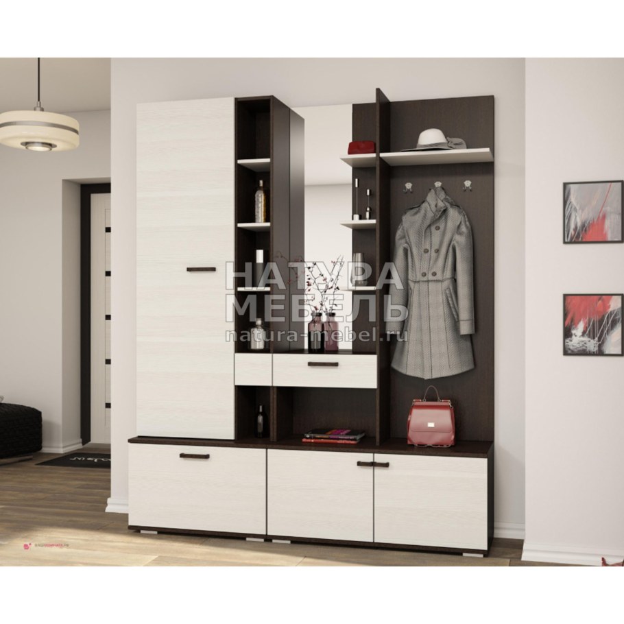 Прихожая Блэк Рэд Уайт