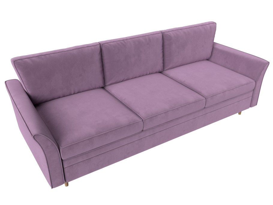 Угловой диван София фиолетовый