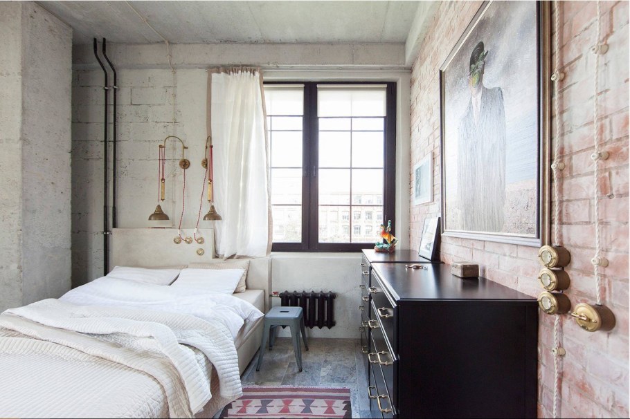 Комната в стиле лофт 12кв