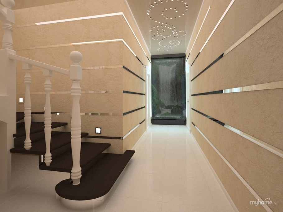 Прихожая в футуристическом стиле