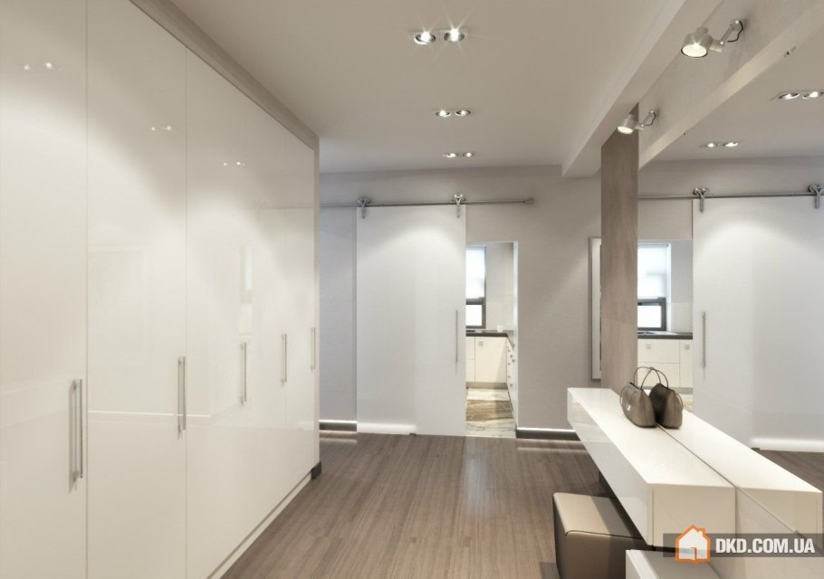 Большая прихожая в стиле Минимализм