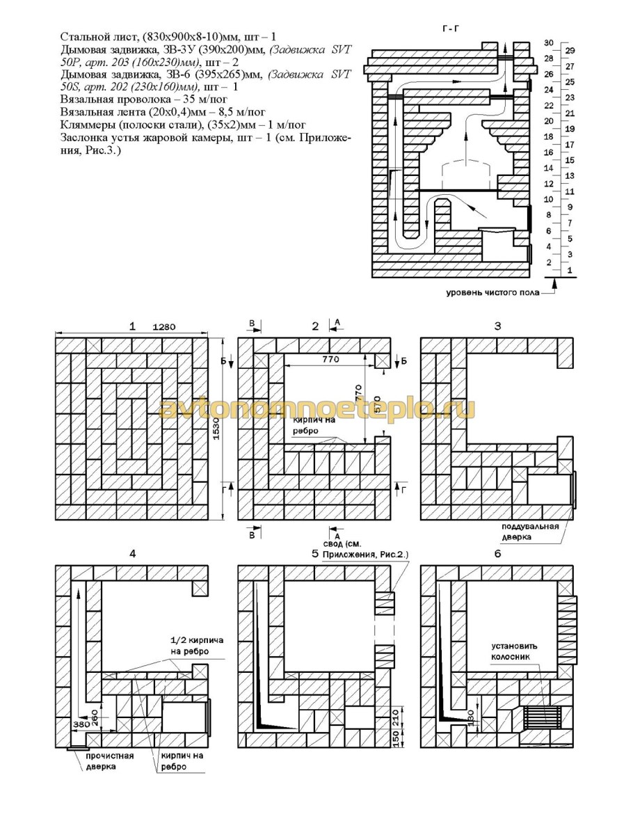 Камин порядовка