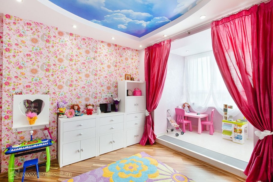 Варианты ремонта детской для девочки