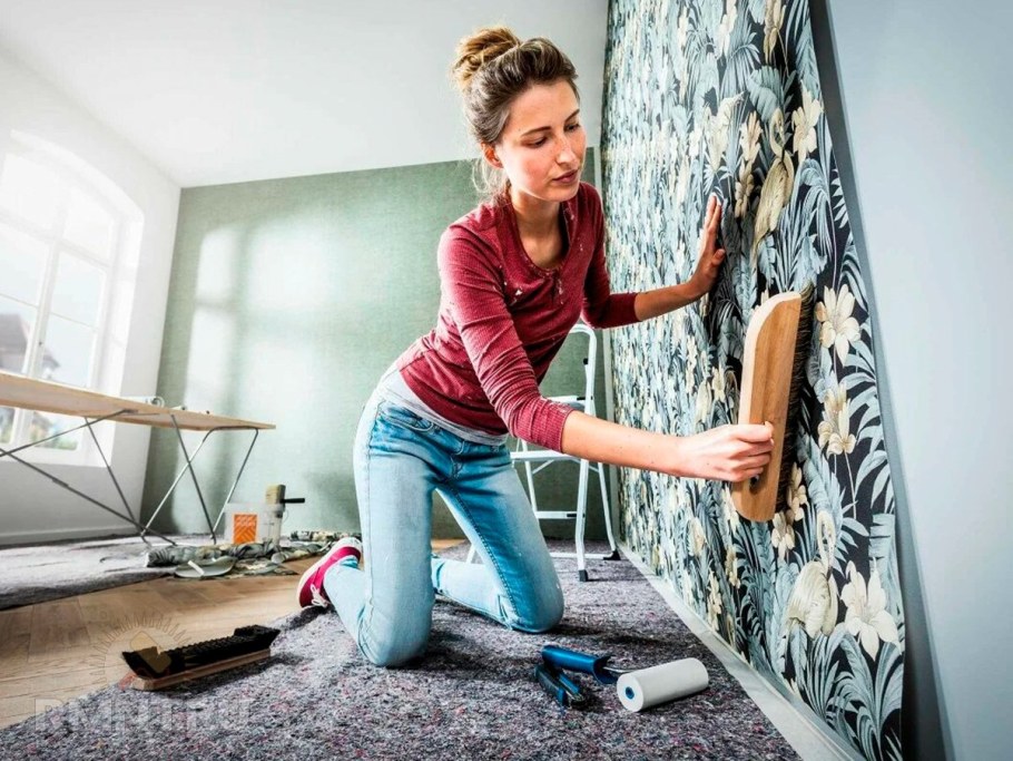 Недорогая отделка комнаты