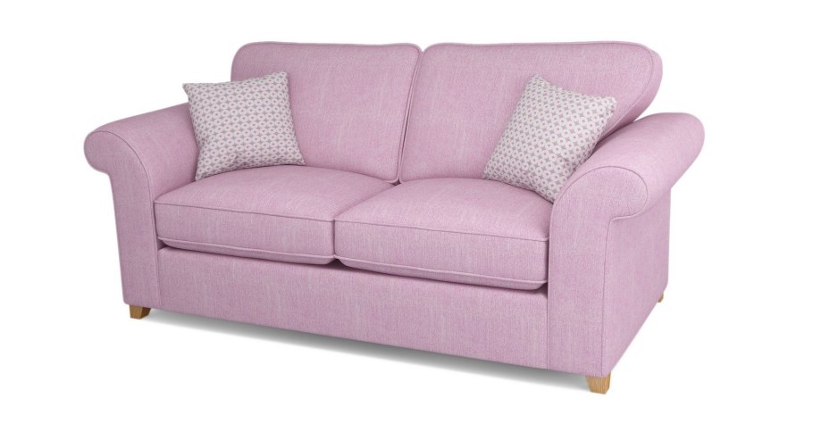 Диван трехместный Karl нежно розовый