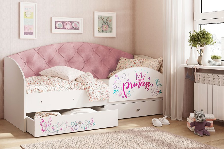 Диван-кровать Klick 140х200 серый