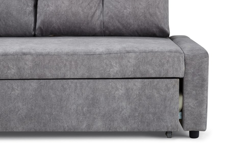 Диван с изогнутыми подлокотниками аккордеон