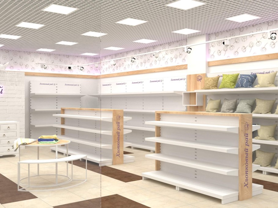 Оборудование для магазина постельного белья
