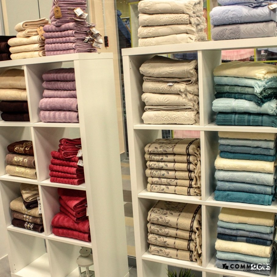 Выкладка домашнего текстиля