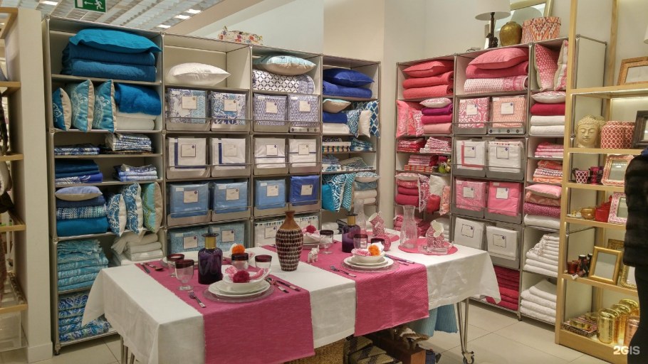 Выкладка текстиля в магазинах