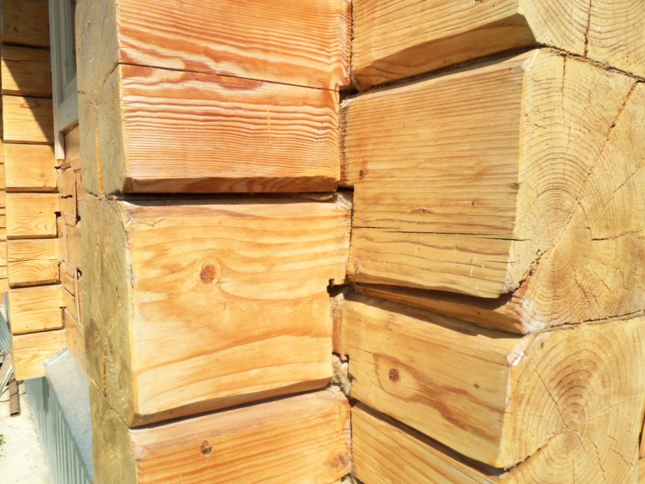 Усадка бруса естественной влажности 150х150