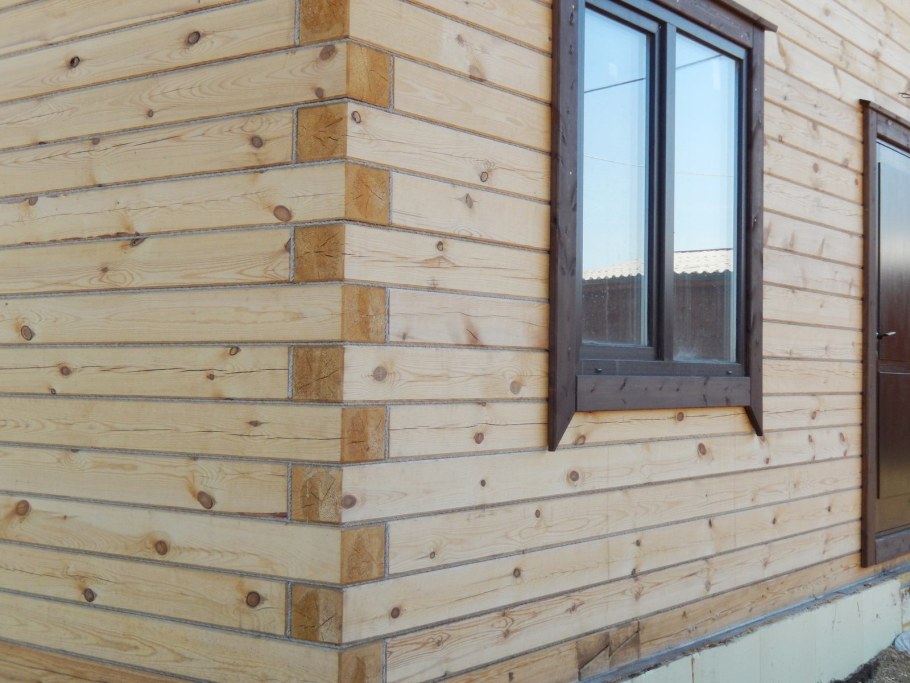 Обшивка бруса