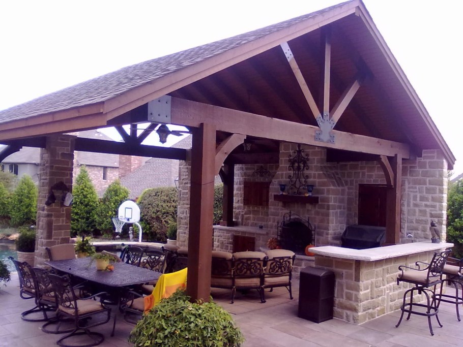 Навес мангальная зона Оби