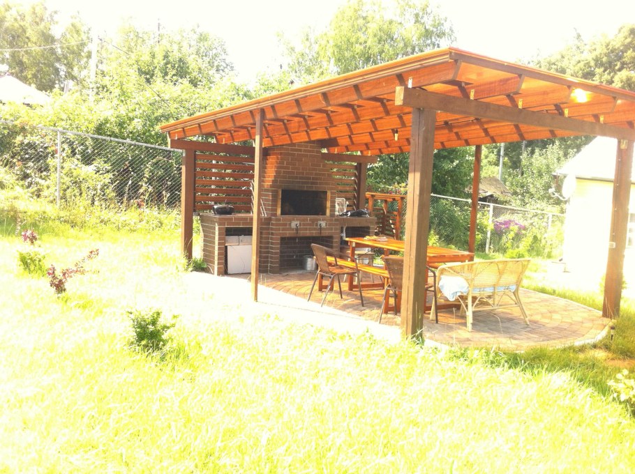 Печи барбекю SORARA Milano Grill Gazebo 265 x 150 см