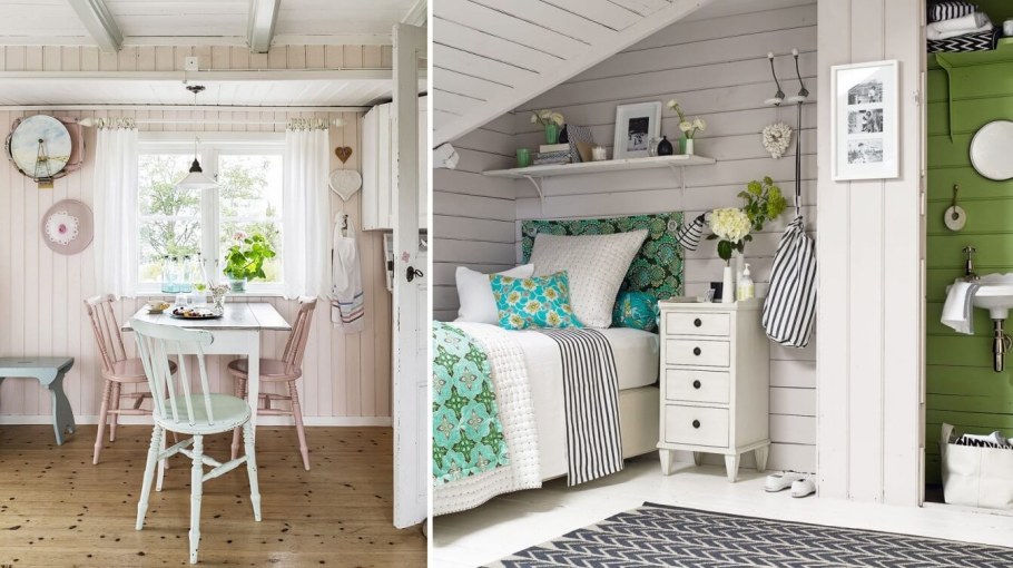 Мансарда экостиль вагонка