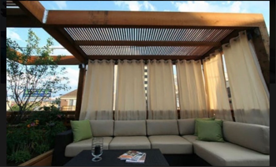 Шторы для беседки и веранды уличные