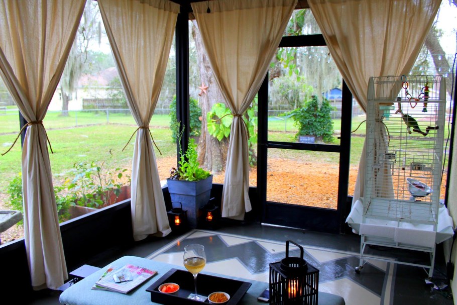 Шторы на террасу