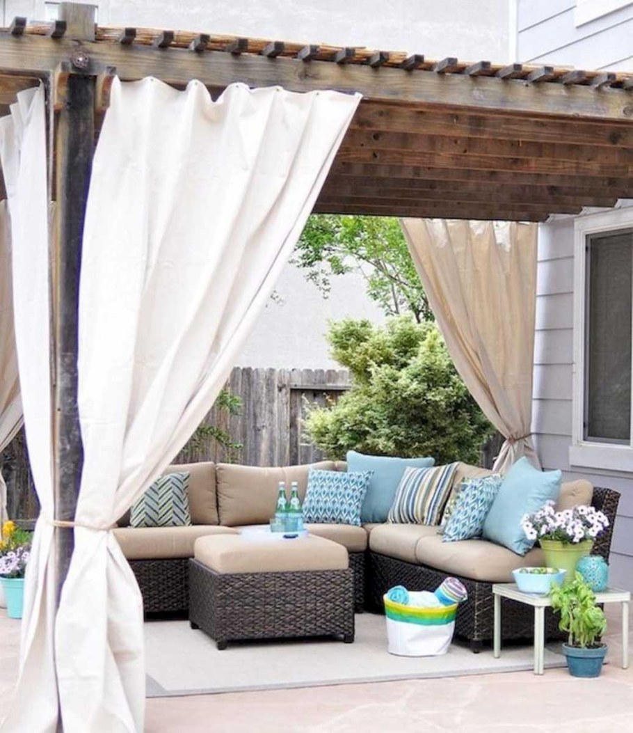 Занавески на террасу