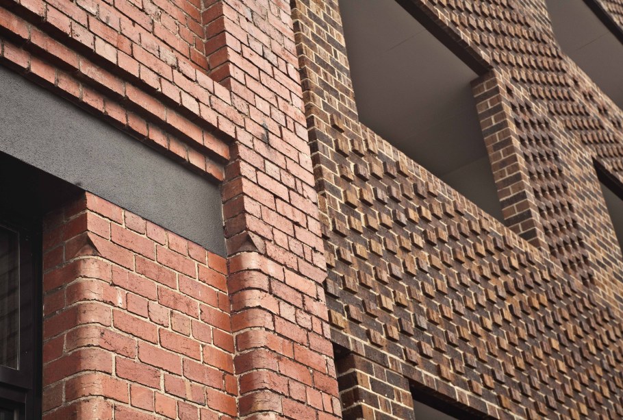 Кладка кирпич вертикал