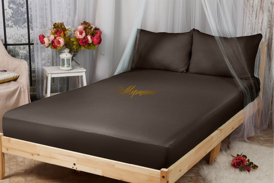 КПБ страйп-сатин белый