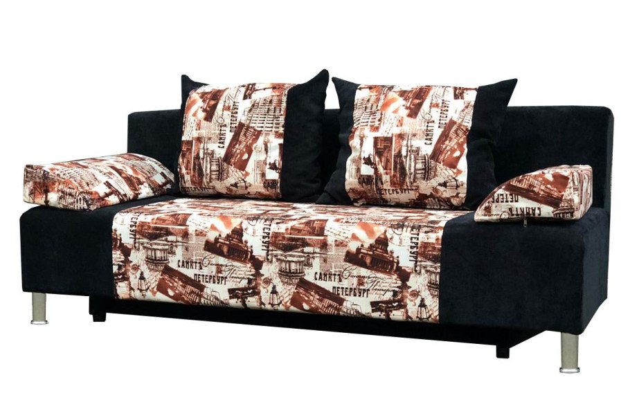 Диван-кровать "Мадрид Блэк" ППУ