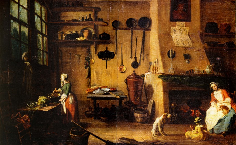 Интерьер кухни 19 века