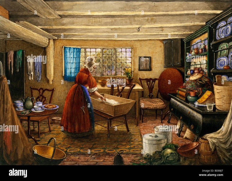 Деревенская кухня интерьер в Старом доме