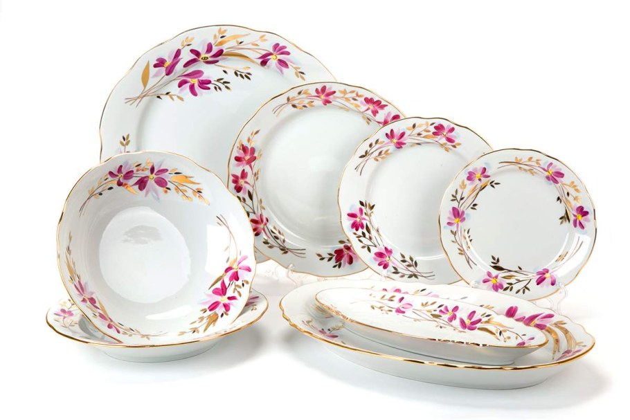 Дулевский фарфор столовый сервиз