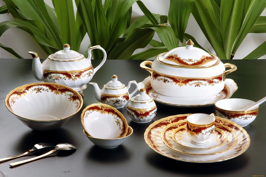 Фарфоровая посуда для кухни