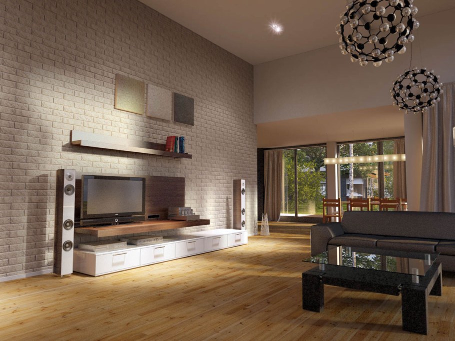 Отделка декоративным камнем