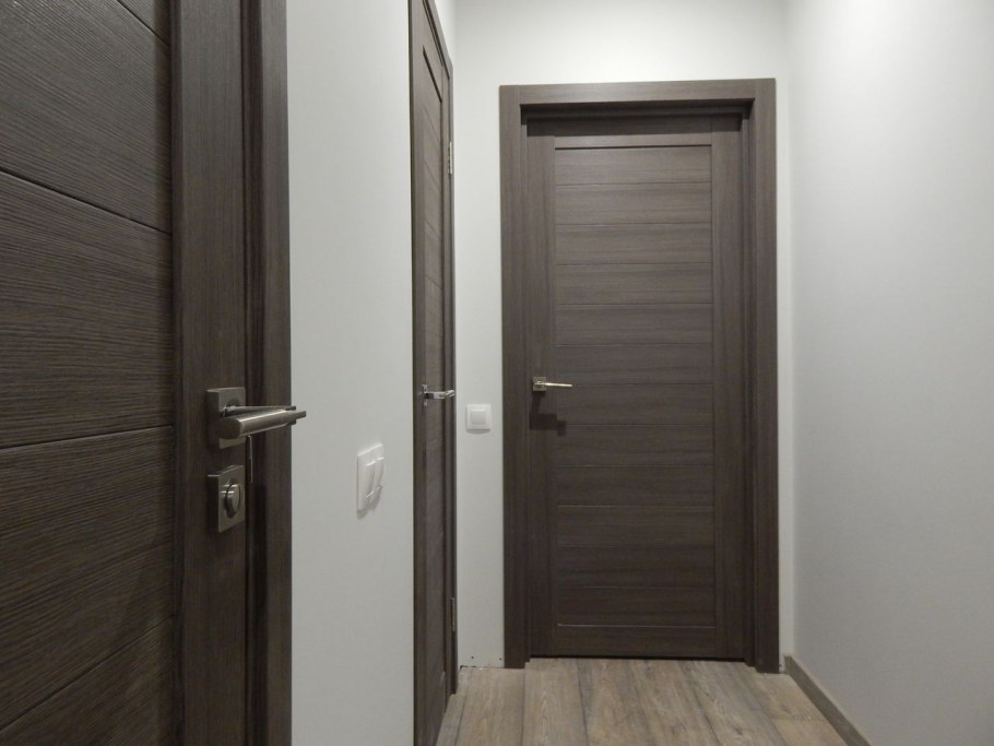 Сочетание ламината и дверей