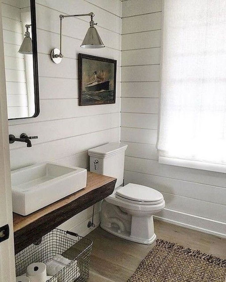 Санузел в деревянном доме