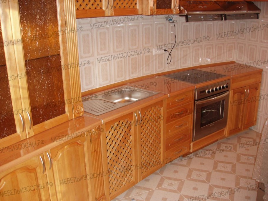 Кухня массив ольха