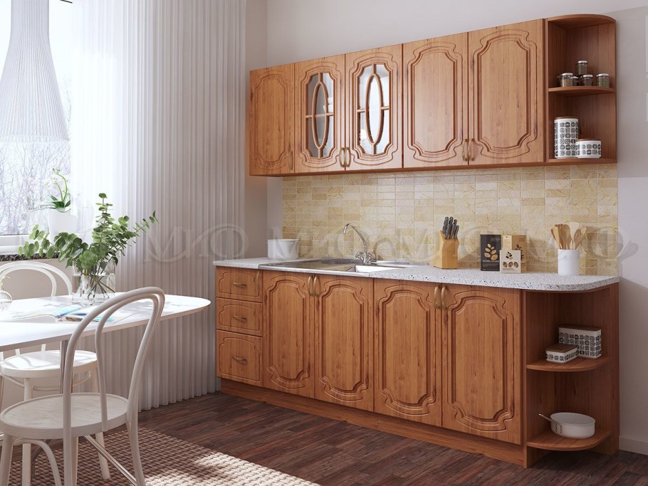 Кухня Лиза 2 МДФ ольха