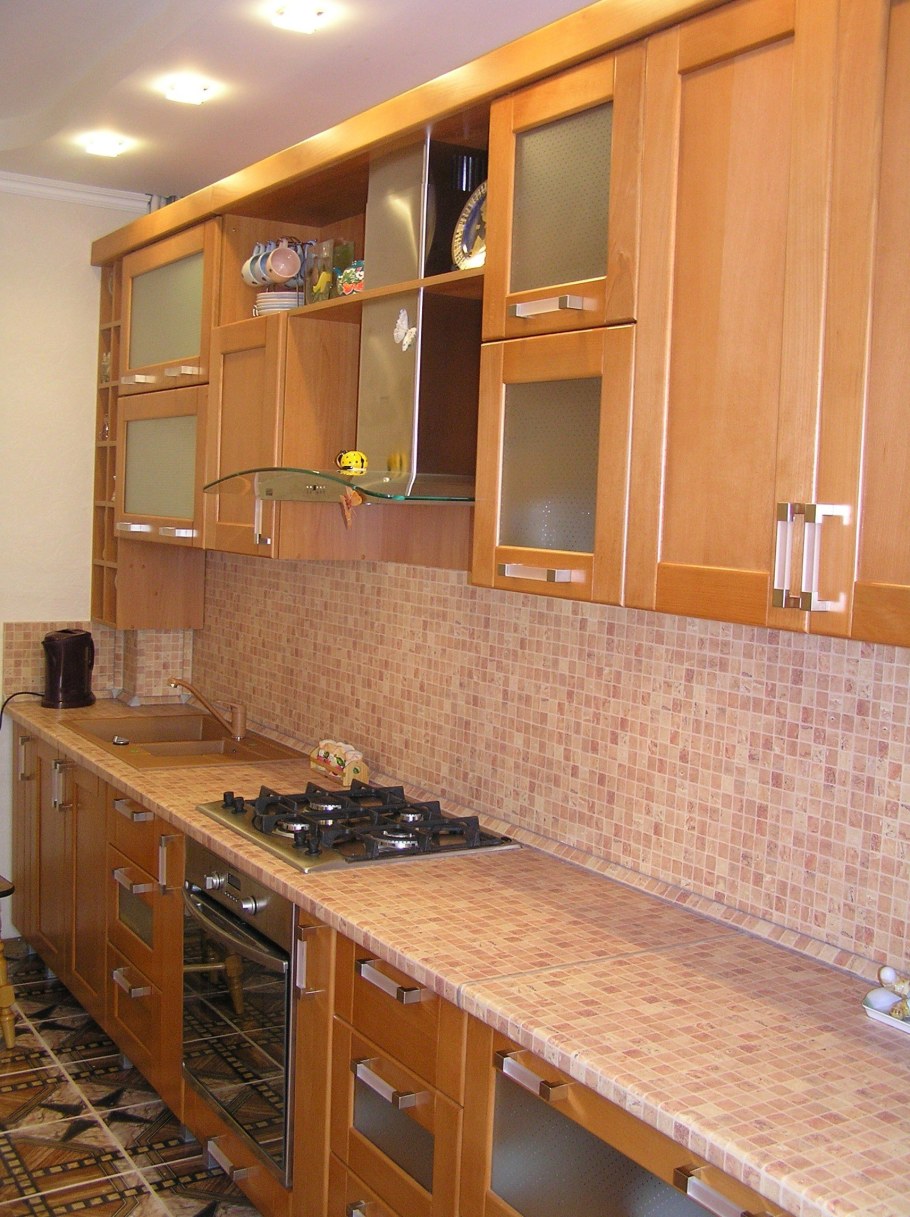 Кухня из ольхи