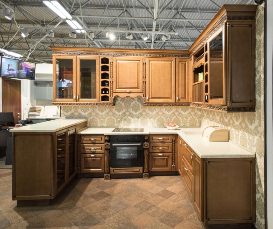 Стендмебель кухня Лира МДФ ольха